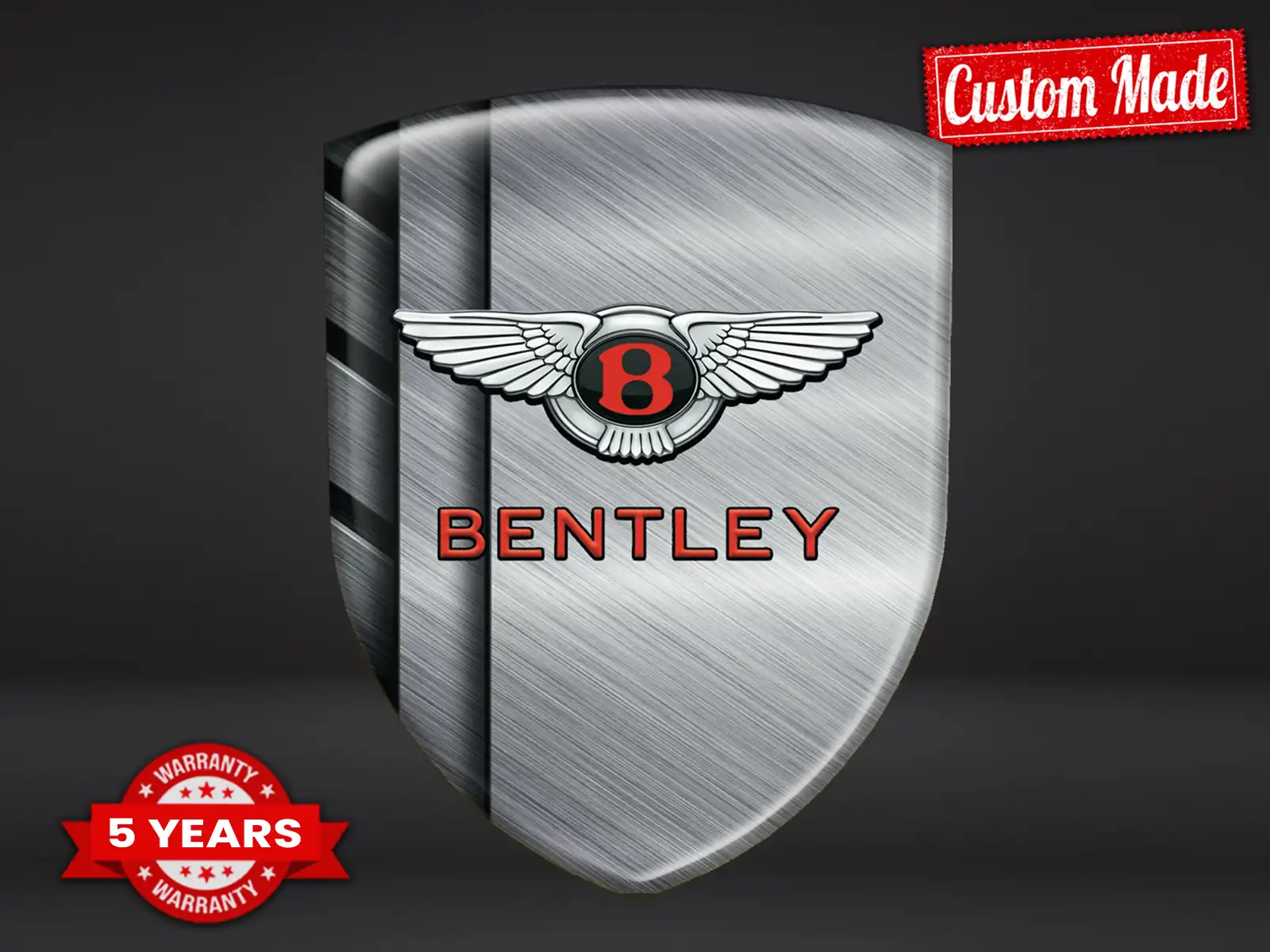 Bentley Lettres Auto Style Max Moderne Pro Résistant
